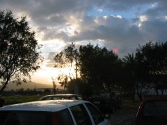 Sonnenuntergang Kantine