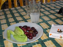 Mezes Gurken und Oliven