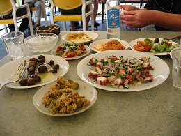 Kleine Teller bei Nikos